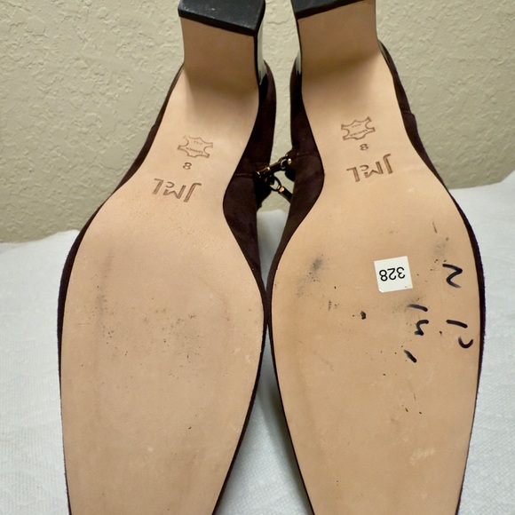 J. McLaughlin Rich Brown Suede Booties - Picture 5 of 5